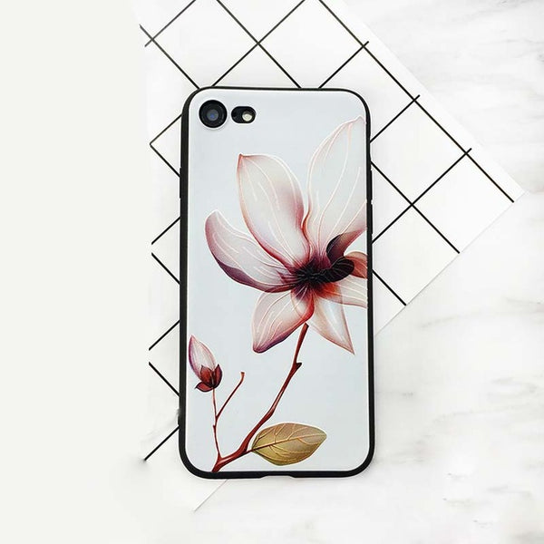 Fashion Flower Paint Phone Case