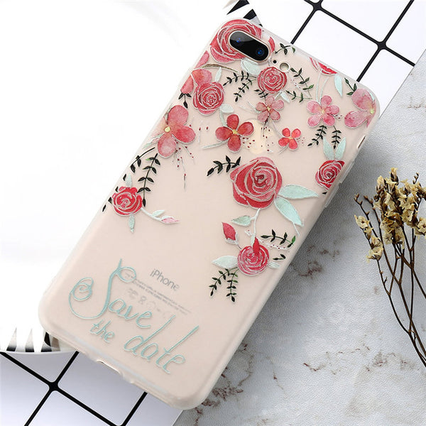 Flower Patterned Phone Case