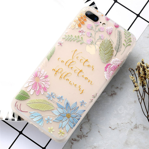 Flower Patterned Phone Case
