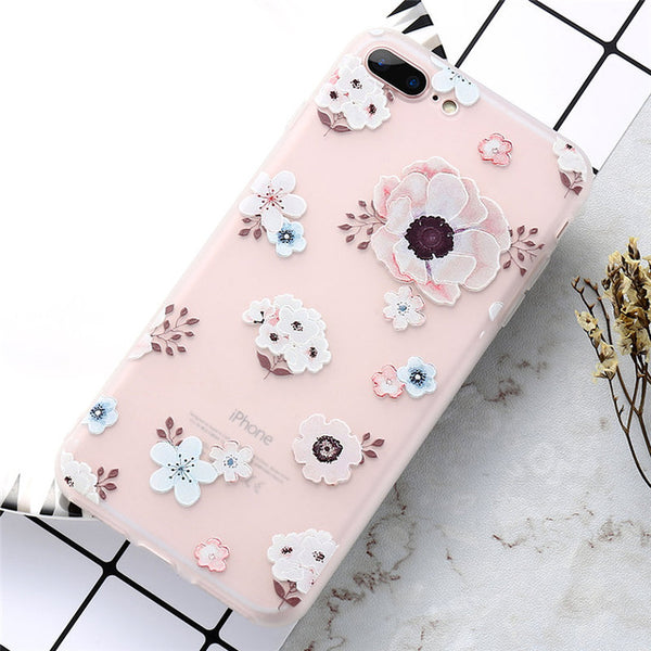 Flower Patterned Phone Case