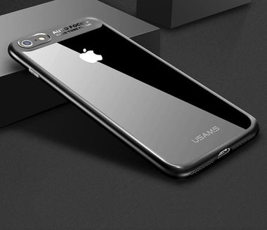 For iPhone Transparent Protective Case