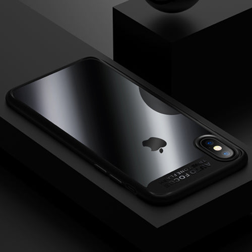 For iPhone Transparent Protective Case