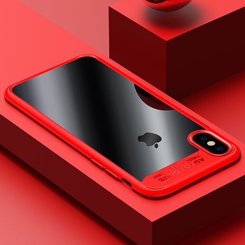 For iPhone Transparent Protective Case