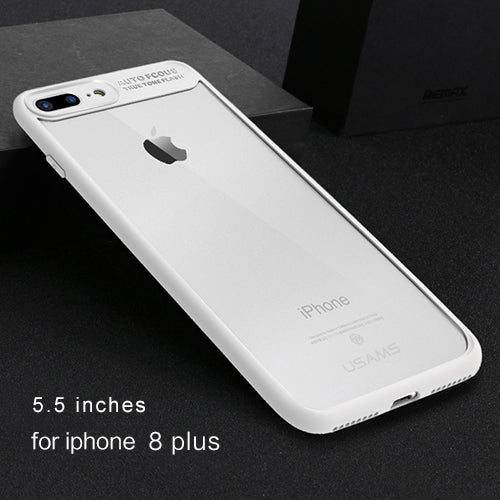 For iPhone Transparent Protective Case