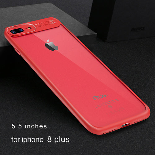 For iPhone Transparent Protective Case