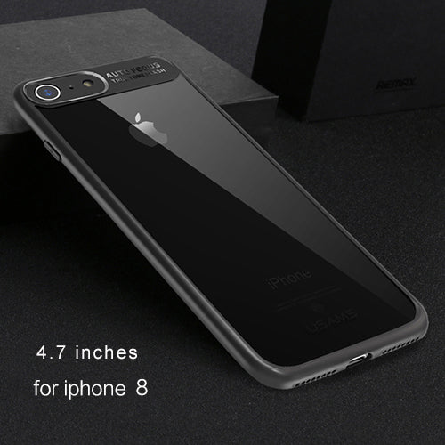 For iPhone Transparent Protective Case