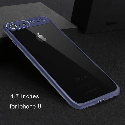 For iPhone Transparent Protective Case