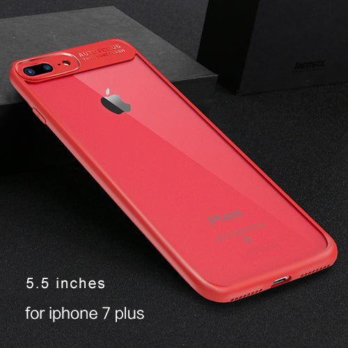 For iPhone Transparent Protective Case