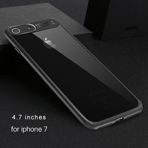 For iPhone Transparent Protective Case