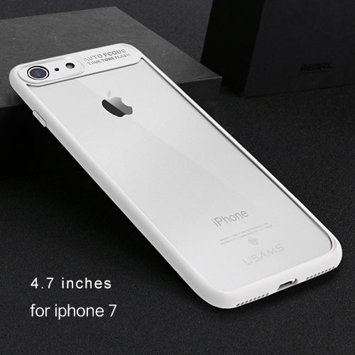 For iPhone Transparent Protective Case