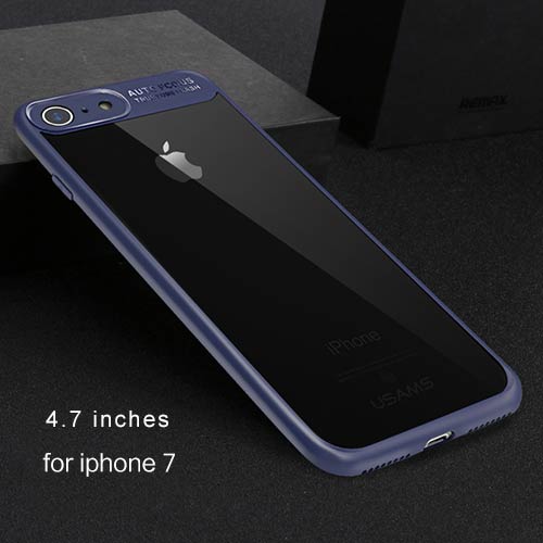 For iPhone Transparent Protective Case