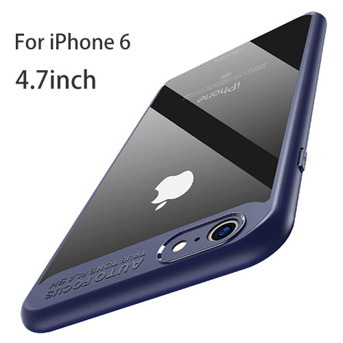 For iPhone Transparent Protective Case