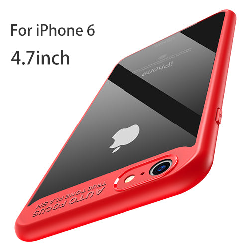 For iPhone Transparent Protective Case