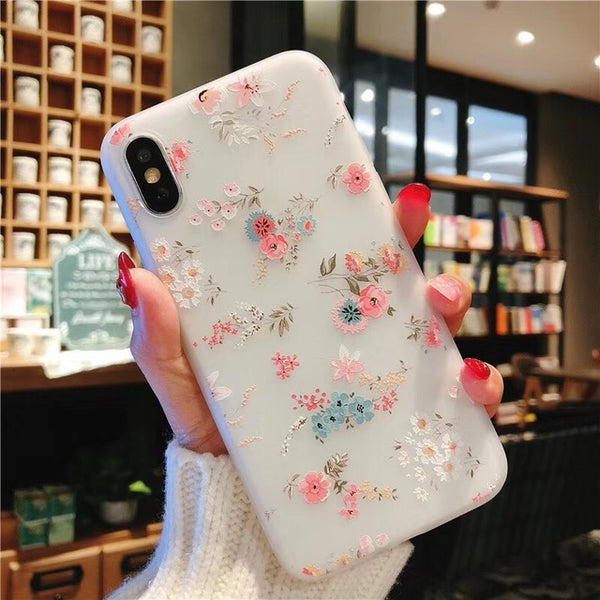 Flower Patterned Phone Case