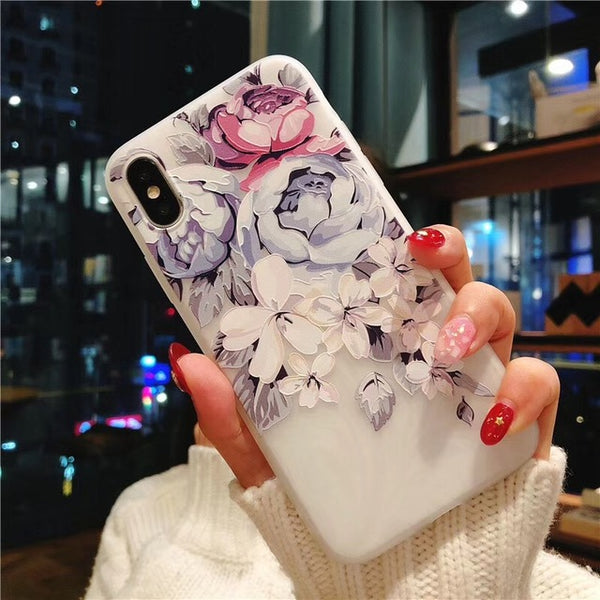 Flower Patterned Phone Case