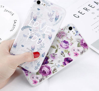Fashion Floral Soft Phone Case