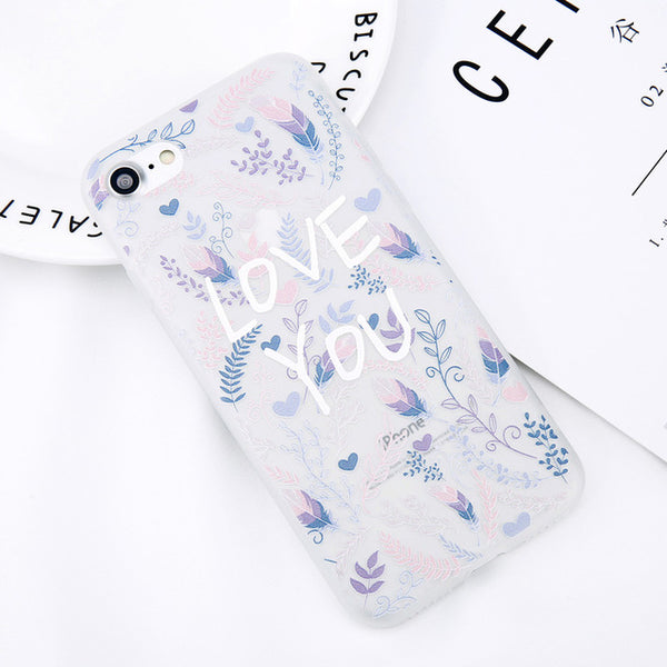 Fashion Floral Soft Phone Case